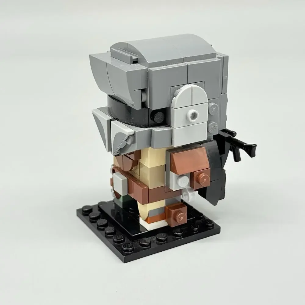 Lego Star Wars 75317 The Mandalorian & The Child Brick Headz + Battle Droid Mini